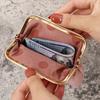 1Pc New Retro Change Bag Women's Short Wallet Buckle Candy Coin Bag Change Bag