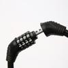 Four-Digit Black Bicycle Anti-Theft Lock - Ring Lock for Mountain and Electric Bikes