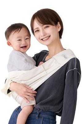 (Keratta) U-Sling Baby Sling - 6-Way Carrier for Newborns and Growing Babies - Side Carry (a. Ivory/Cotton)