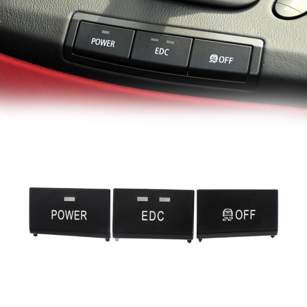 3pcs Center Console Switch Button Cap For BMW E90 E92 E93 For M3 61317841136 New