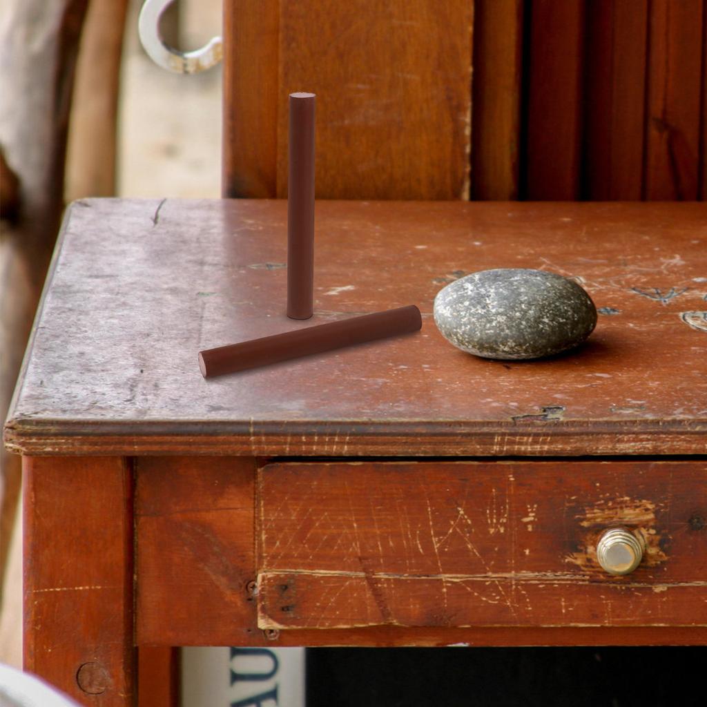 2Pcs Wood Wax Furniture Repair Marker Pen for Wood Scratch Repair Floor Door Table Restoration Stick Filler