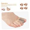 Bunion Corrector for Women 4pcs Double Hole Toe Separators Ergonomic Alignment Breathable Fabric
