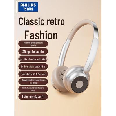 Philips TAH1129 Retro Wireless Noise-Cancelling Headphones
