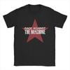 25ss Letní T-shirt Rage Against The Machine Star Dámský Vtipný Bavlněný Tričko Kulatý výstřih Krátký rukáv Unisex Trička Velké Velikosti Top