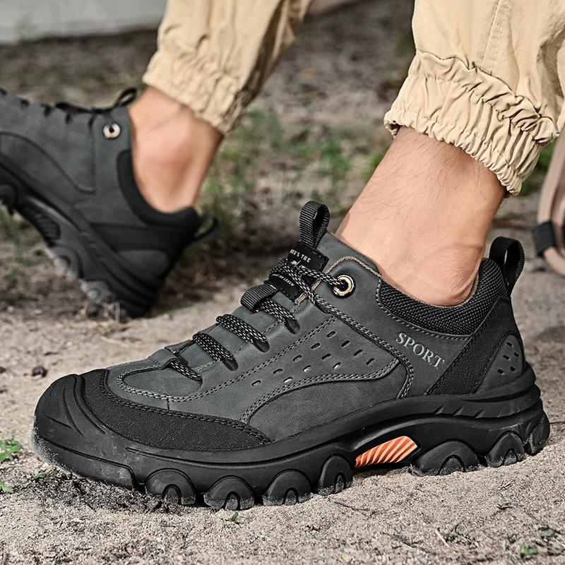 Men's Hiking Shoes Autumn Outdoor Walking Sneakers Plus Size 46 Non-slip Climbing Trekking Shoes Man Work Shoes Tenis Masculino