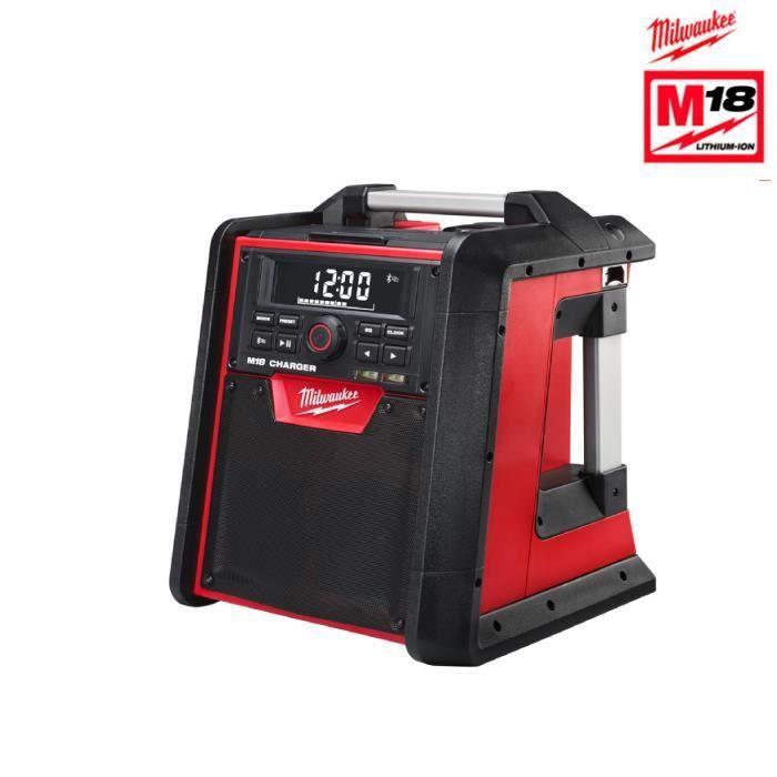 Radio de chantier - MILWAUKEE - M18 RC-0 - Noir - Sans batterie - Radio fonctionnelle
