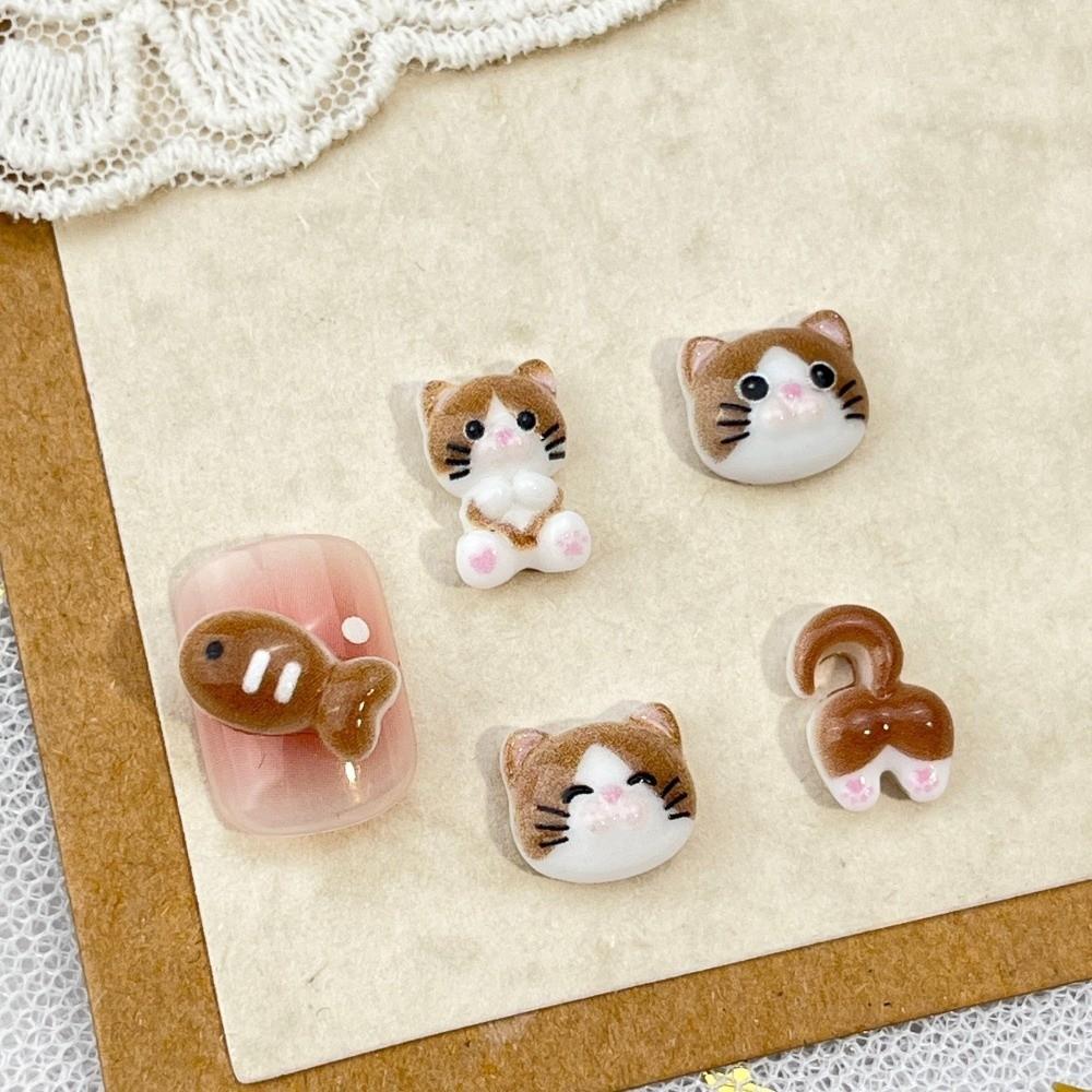 Little Fish Series Nail Art Charms DIY Craft Nail Decorations Resin Designer Charms for Nail Art