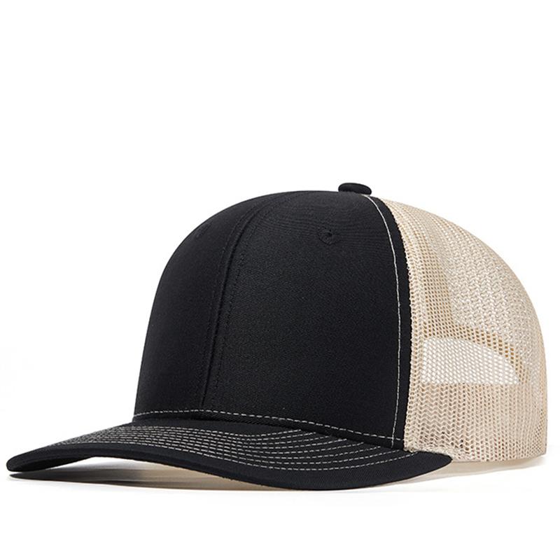 Custom Embroidery Logo Baseball Cap Summer Breakable Net Blank Truck Caps Men's Women Text Letter Richardson Hats Custom Logo