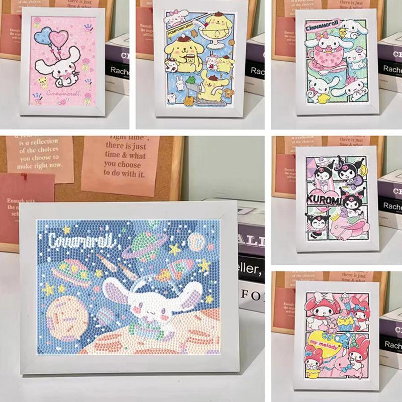 1 Set Diamond Art Home Decor Sanrio Diamond Drawing Hello Kitty Cartoon Full Diamond Mosaic 5D Diy Cross Stitch Kits