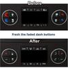 Button Repair Kit AC Dash Switch Sticker For Chevrolet Silverado 2007-2013