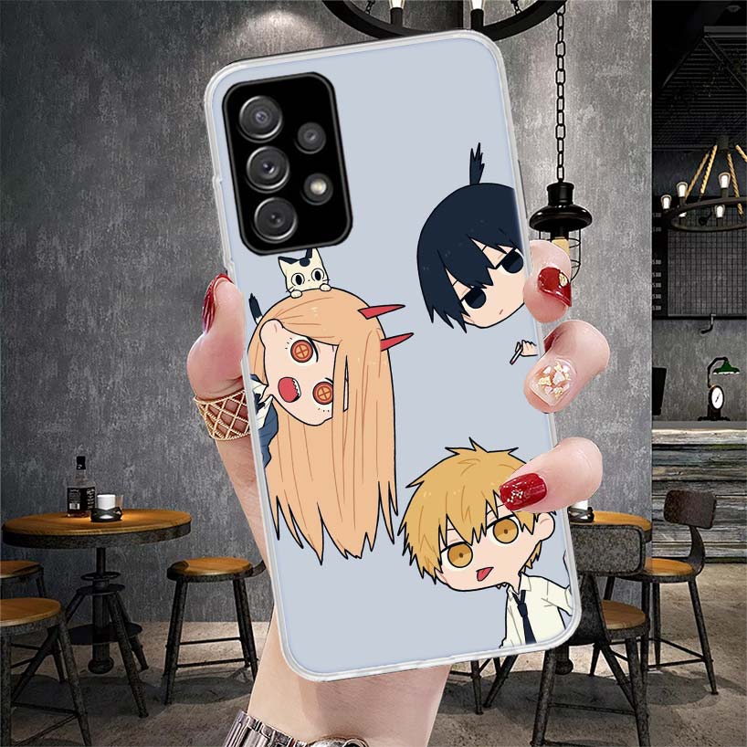 C-Chainsaw Mans Cute Soft Phone Case For Samsung Galaxy S22 S23 S24 S25 Edge S26 Ultra S20 FE S21 Plus + Fundas Coque Galaxy S20