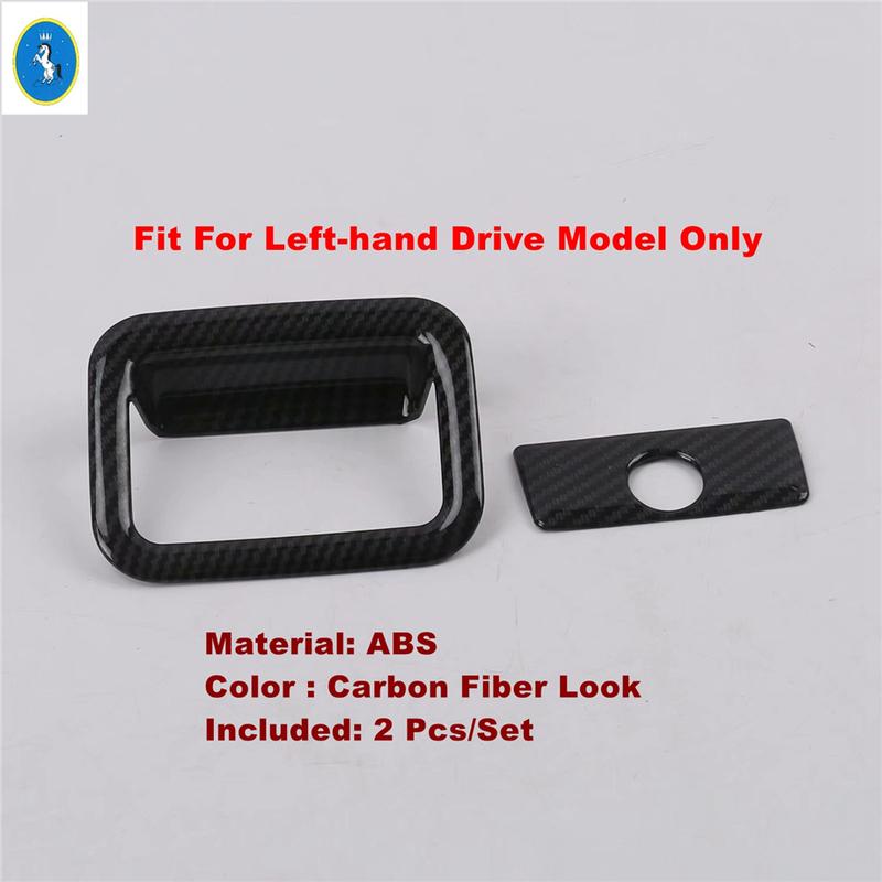 Rearview Mirror / Steering Wheel / Gear Shift Head Cover Kit Trim Fit For Toyota Camry 2018 -  Carbon Fiber Car Accessories