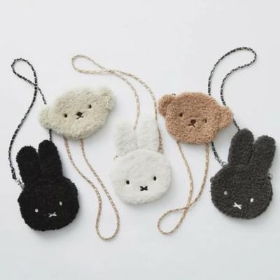 Miffy Medveď Kreslený Plyšový Crossbody Taška na Telefón