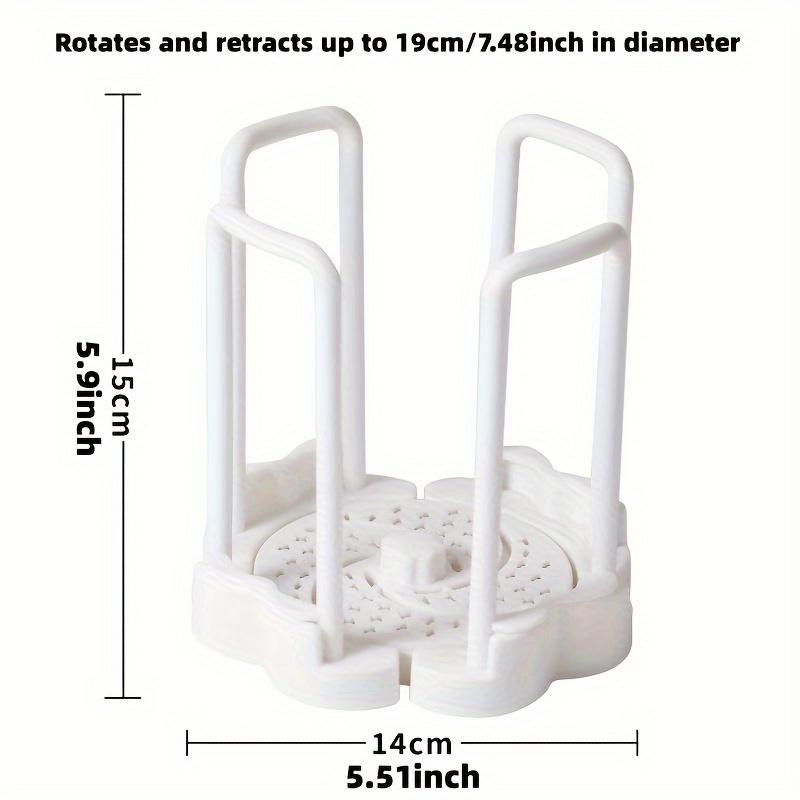 Retractable Desktop Bowl Holder Kitchen Organizer Plastic Drain Water Cup Shelf Cabinet Dishes Storage Rack Plate Storage Tool