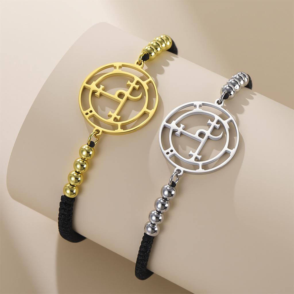Mýtický sigil Lilith Náramek Nerezová ocel Judaismus Bohyně Lilith Náramky Ženy Muži Šalamounův Amulet Šperky Dárek