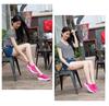 Women's Mesh Slip-On Platform Shoes - Spring/Summer Breathable Casual Sneakers with Thick Sole