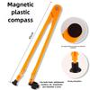 Large Math Geometry Rulers Plastic Geometry Tool for Blackboard White Board Teachers Class Geometry Math Set 40cm