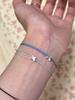Mint Butterfly Wax Thread Versatile Luxury Braided Bracelet Women's Fashionable White Design Hot Sale
