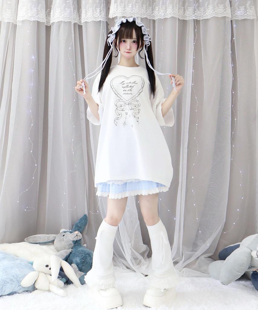 WEGO My Face Lovely Tea F White Women's