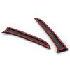 2pcs for BMW 1 Series F20 F21 2012 -  Rear Window Spoiler Cover Side Canard Air Splitter Sticker Trim Car Accessories Black