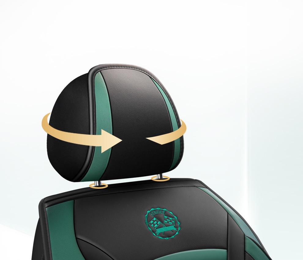 Universeller Leder-Autositzbezug für Great Wall & Haval Modelle: Cannon, H6, Big Dog, M6, First Love, F7 - Voller Kissenbezug