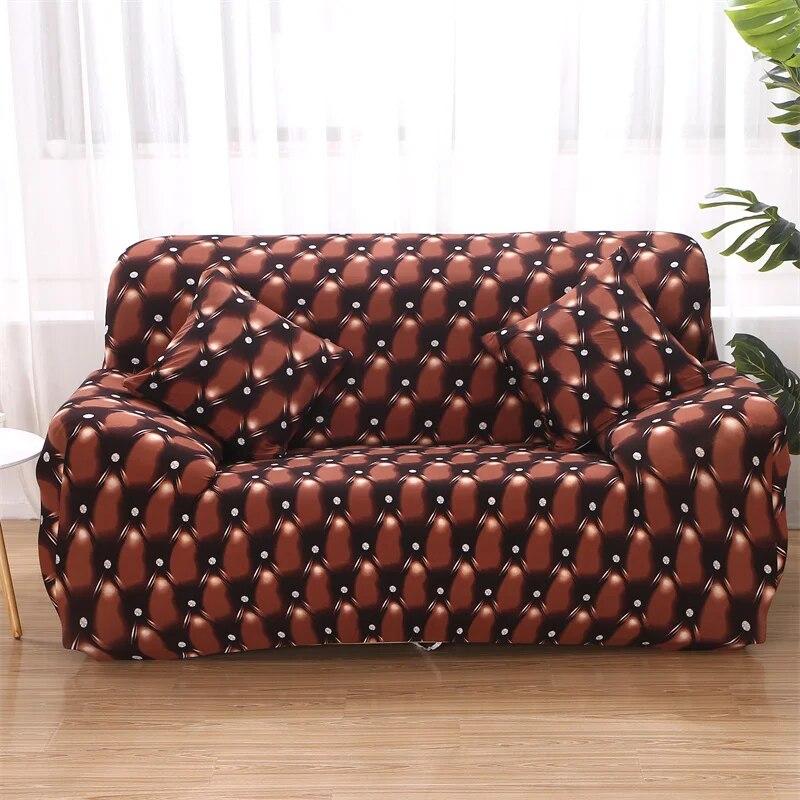 Stretch Sofa Cover for Living Room Big Loveseat Three Seat   Slipcover Couch Cover Corner Chaise Longue Furniture Protector 1PC