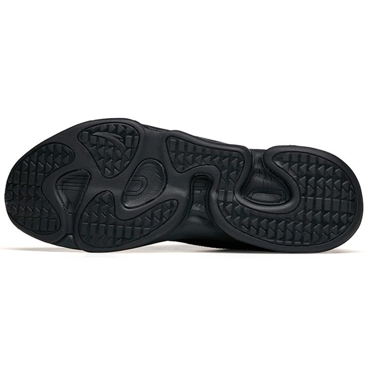 New Anta Cushioning Anti-Slip And Wear-Resistant Rebound Breathable Low-Top Running Shoes Men's Black 112215501-1