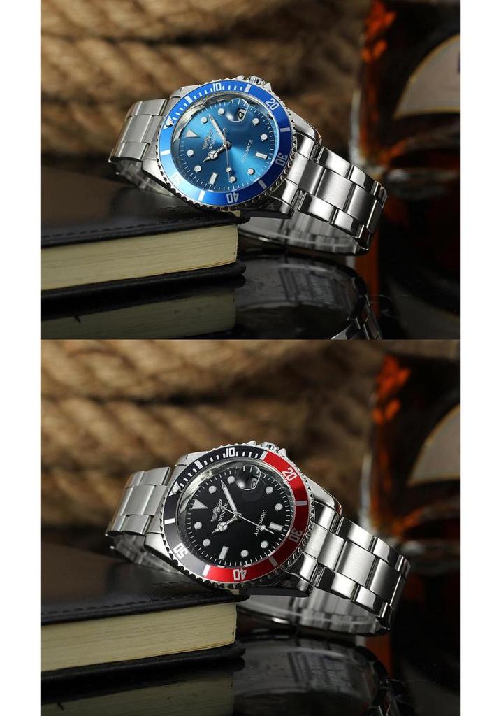 WINNER Classic Green Automatic Waterproof Mechanical Watch for Men & Women