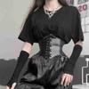 Women's Decorative Simple All-Match Fashionable Wide Elastic Waist Belt