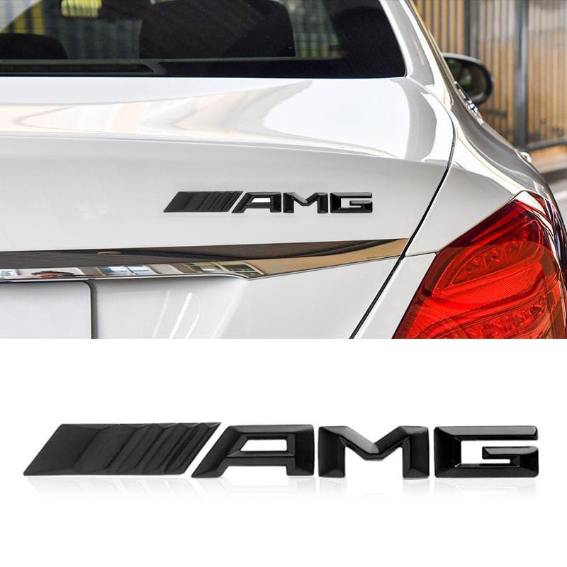 

GLC GLB 1Pcs Metal Emblem Stickers Car Body Trunk Decal For Mercedes Benz AMG W206 W204 W205 W212 W213 W221 W222 W223 W251 W464 For Mercedes Benz