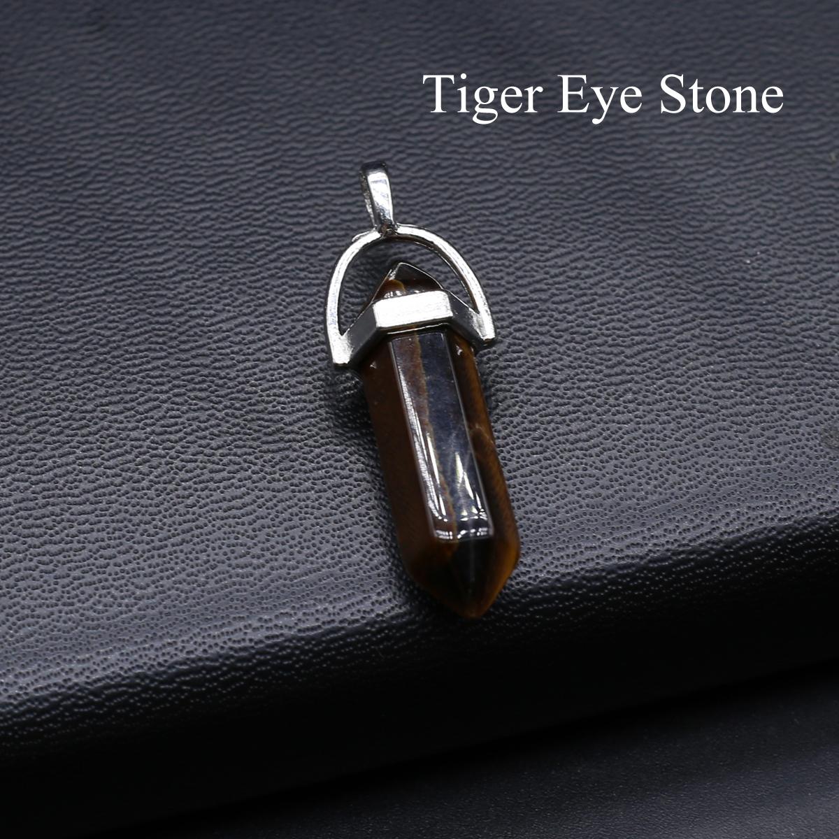 

1шт натуральный камень шестиугольный конус кулон, рейки целебные кристаллы агат драгоценные камни подвески для DIY женщин мужчин ожерелье ювелирные аксессуары, очень дешево 1Pc/13×40mm