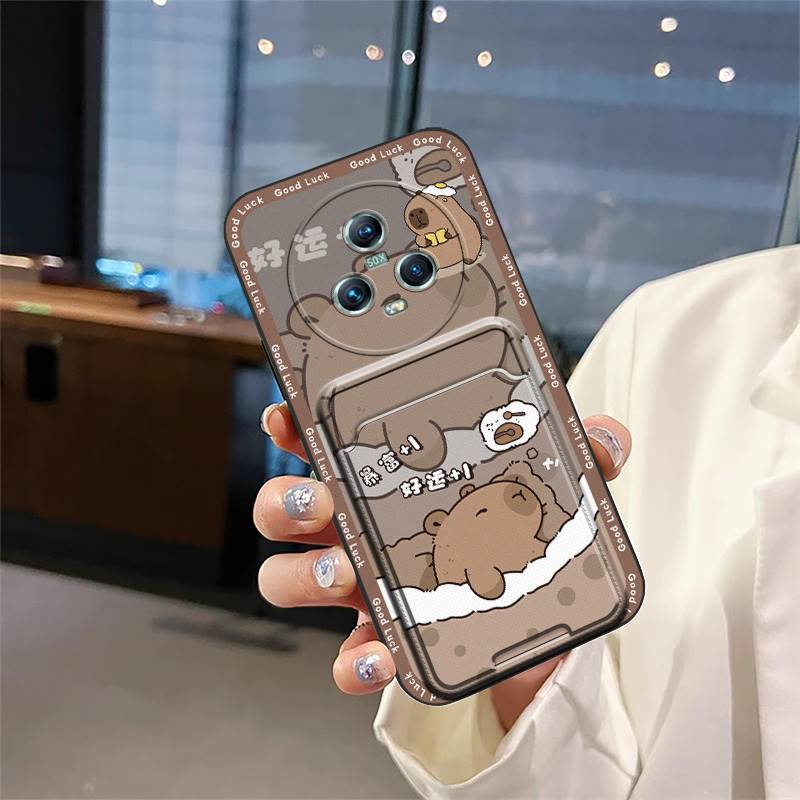 Fashion Design Durable Phone Case For Honor Magic5 Protective Cartoon Anti-dust Dirt-resistant Silicone Soft Case TPU
