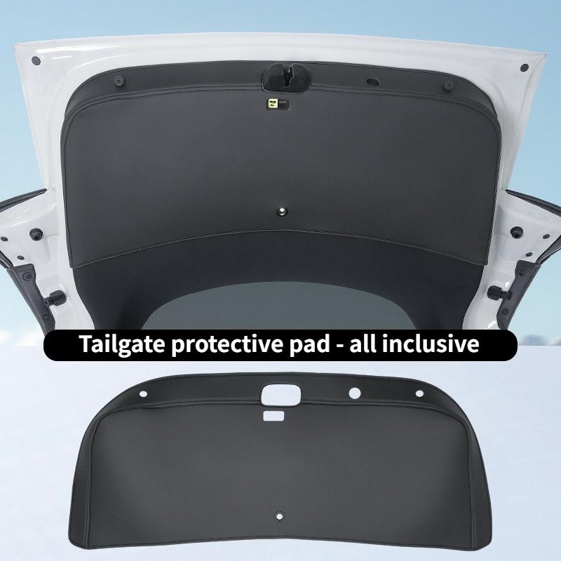 Für Tesla Model 3 Model Y Juniper 2025 2026 Kofferraummatte PU Ladeboden Filz Schutzmatte Premium Kofferraum Heckklappenmatten Zubehör