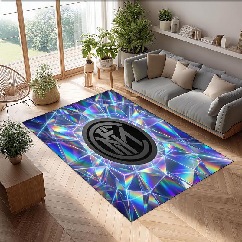 Borussia Dortmund Printed Flannel Area Rug Non Slip Soft Polyester Floor Carpet Indoor Decor Mat for Bedroom Living Room Sofa