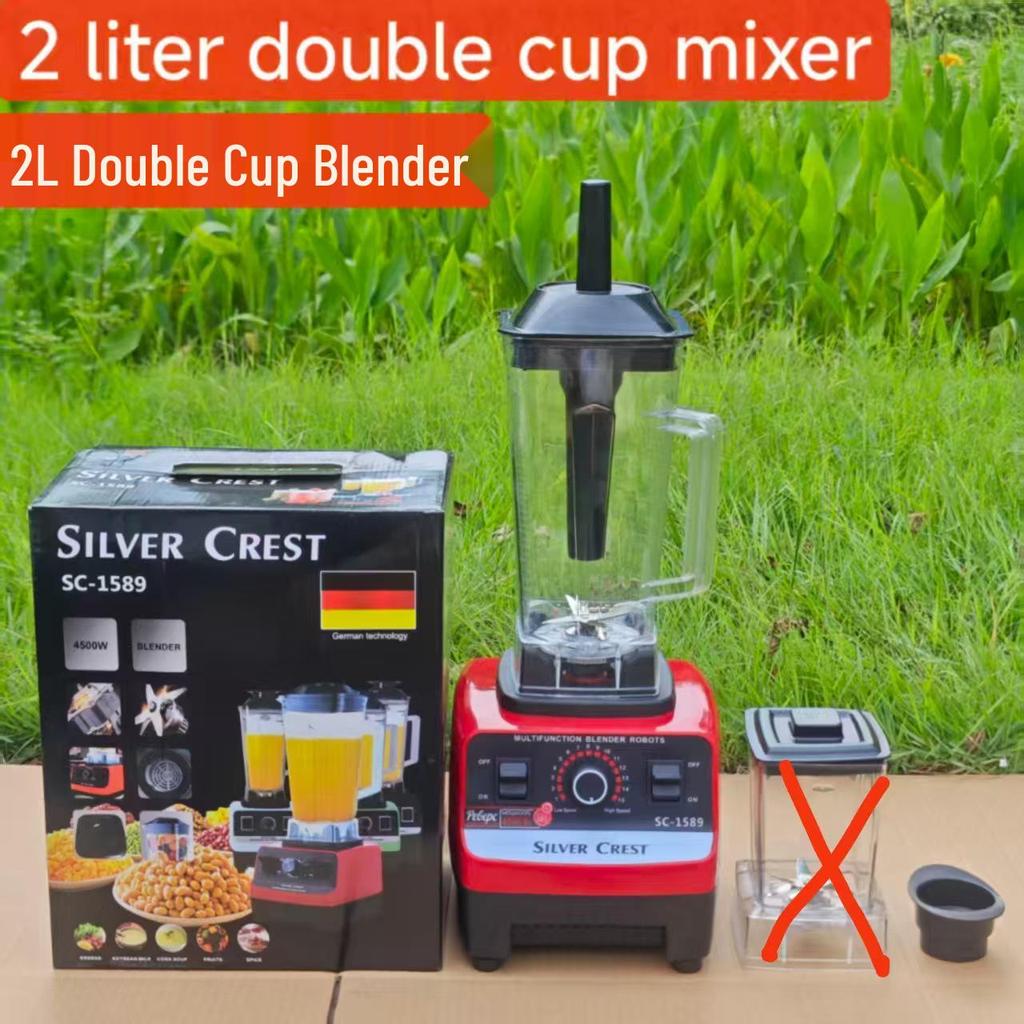 Pure Copper 4L 8-in-1 Blender: High Power Stainless Steel Mixer, Meat Grinder, Juicer.