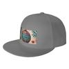 Fashion Christmas OrnaUnisext Flat Brim Sun Hat  Cycling And Running Cap Womens