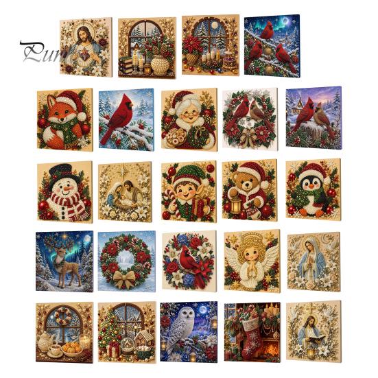 Christmas Home Decoration Faux Pearl Art Kit, DIY Snowman Painting 3D Festive Living Room Accents Xmas Scenes Crafting Project for Adults Beginners,