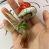 Resin Ornament Sleeping Fairy Resin Handicraft Sleeping Mushroom Elf Ornaments Small Forest Mushroom Fairy Ornaments