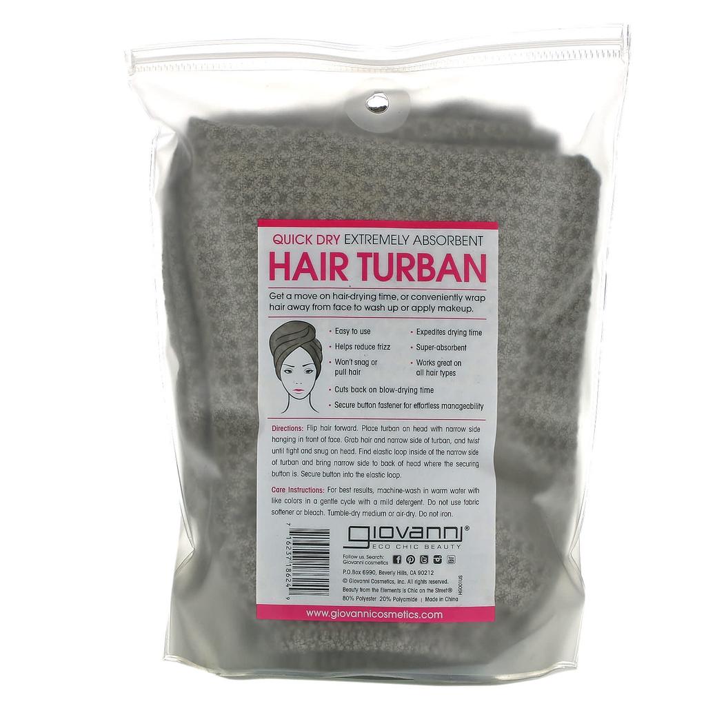 Giovanni, quick dry hair turban, 1 hair turban