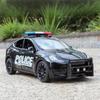 1/24 Tesla Model Y SUV Alloy Police New Energy Car Model Diecast Metal Vehicles Car Model Simulation Sound and Light Children Toy Gift
