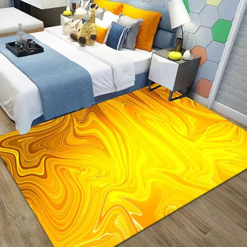 3D Streamline Pattern Carpet for Bedroom Area Rugs in The Living Room Home Decor Floor Mat Bedroom Carpet Decor DoorMat Play Mat