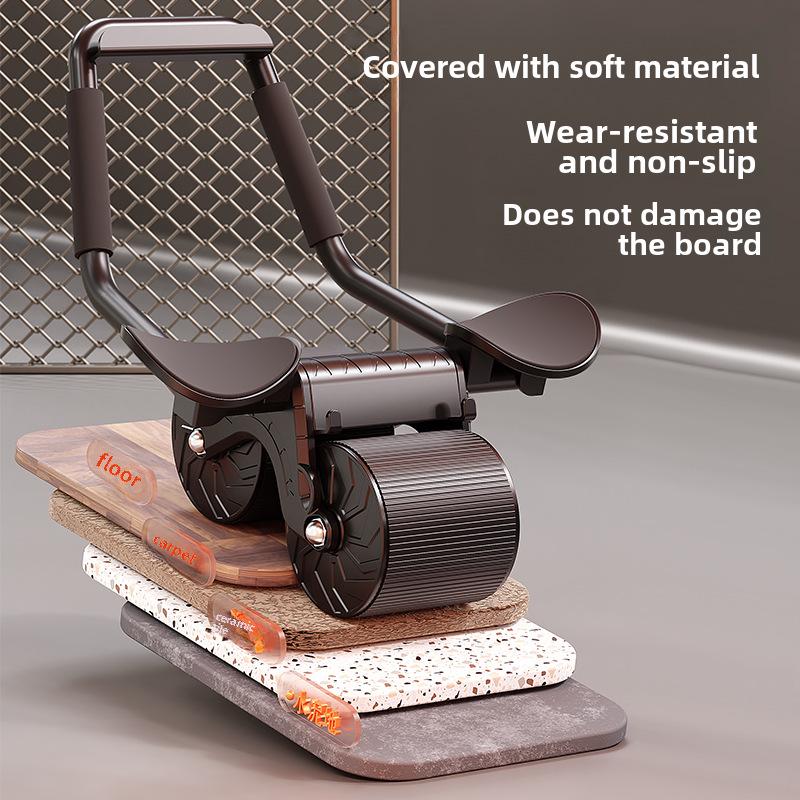 Břišní kolečko s automatickým odrazem: Podpora loktů pro muže a ženy – domácí fitness nástroj pro trénink břicha a jádra