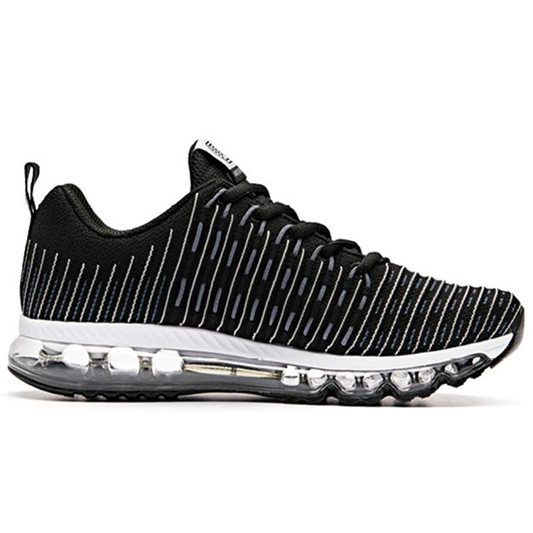 Anta Full Length Air Cushion Abrasion Resistant Slip Resistant Cushioning Low top Running Shoes Women's Black Gray 92835511-4