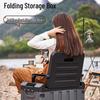 German Quality Foldable Storage Box with Backrest - Large Capacity for Car or Fishing
