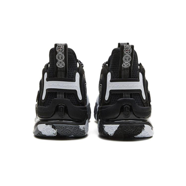 361 AG 1 Basketball Shoes Men's Mid Top White/Black 572121107-8