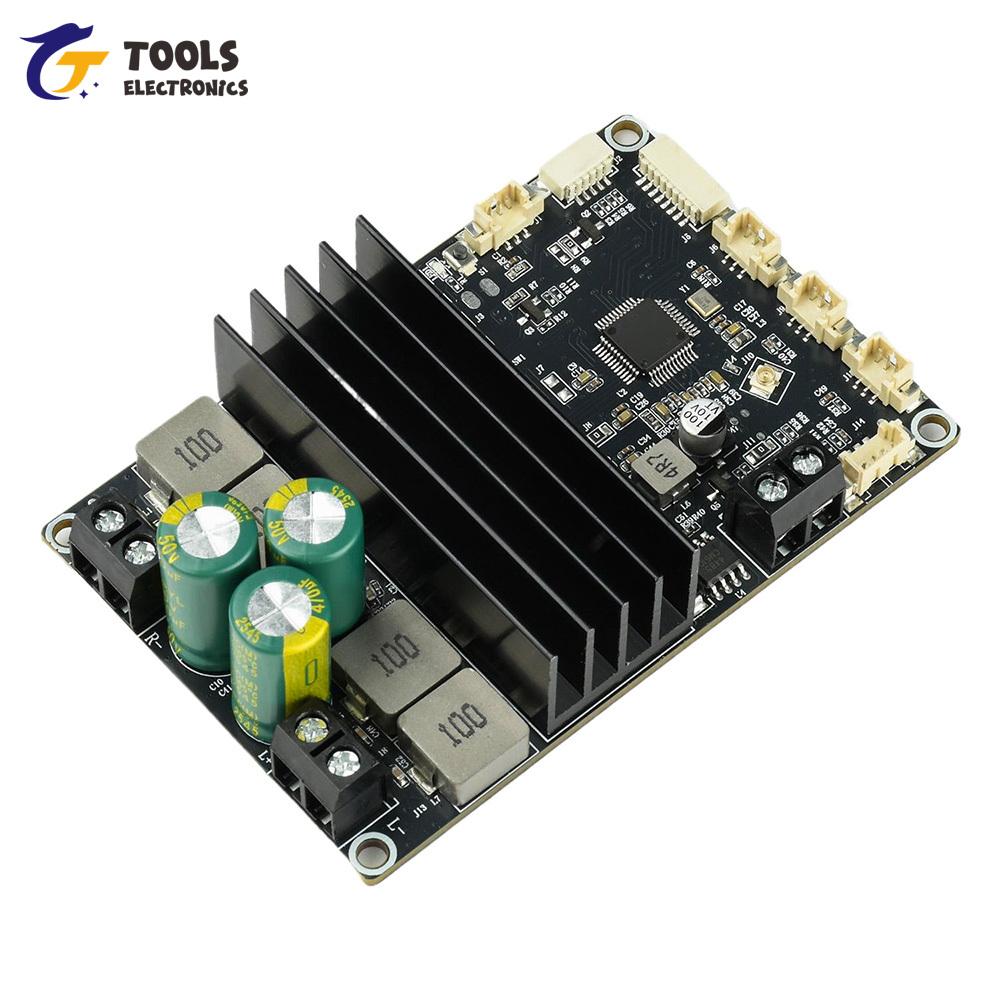2x100W Bluetooth Amplifier Board Dual Channel High Power Audio Module with APP Tuning for Home Desktop Outdoor DIY Speakers