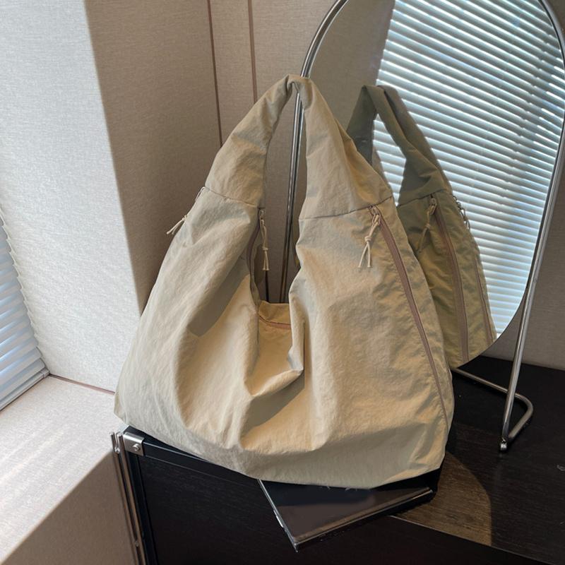 Nylon High Capacity Casual Shoulder Bags Commuting Women's Tote Bags Fashion Solid Color Handbags AVE