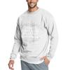 Christmas Print Loose Fit Round Neck Sweatshirt For Men