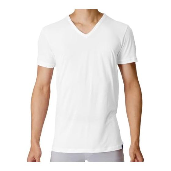 GUNZE Inner Shirt Cool Magic Tenjiku V Neck Short Sleeve MC1815 Men s