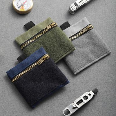EDC Canvas Tool Bag Multifunctional Change Key Card Portable Outdoor Small Storage